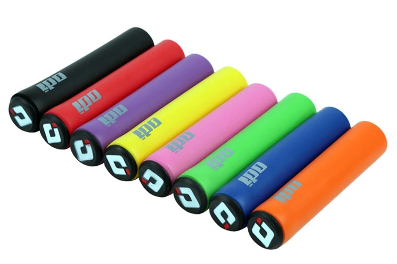 ODI MTB Handlebar Grips Mountain Bicycle Folding Bike Cover Ultralight Anti Slip Silica Gel Foaming Including Plug Bicycle Parts