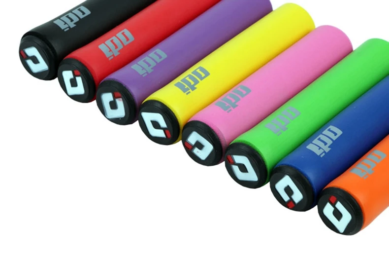 ODI MTB Handlebar Grips Mountain Bicycle Folding Bike Cover Ultralight Anti Slip Silica Gel Foaming Including Plug Bicycle Parts
