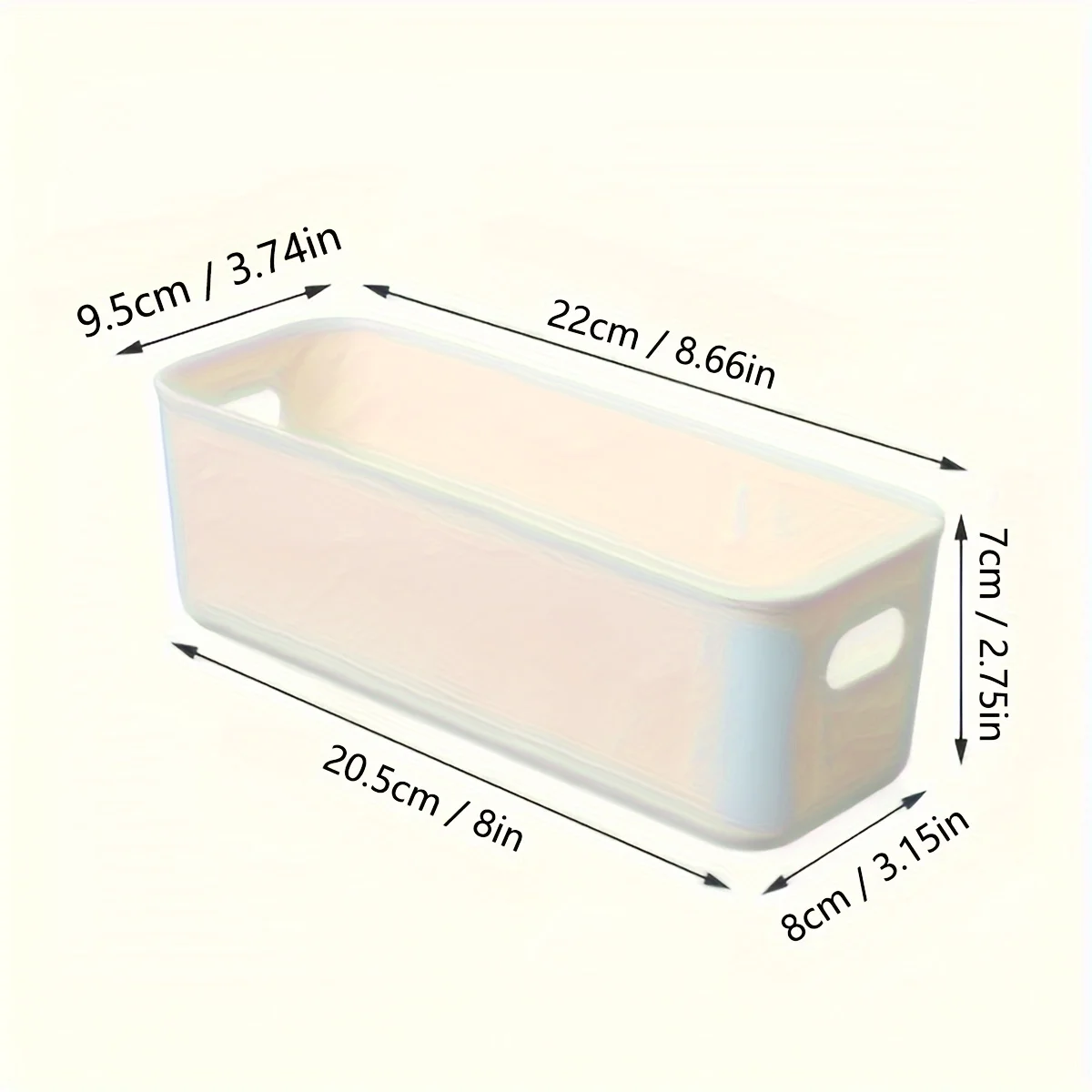 10pcs multifunctional storage box durable large-capacity desktop storage box underwear storage suitable for sundries storage