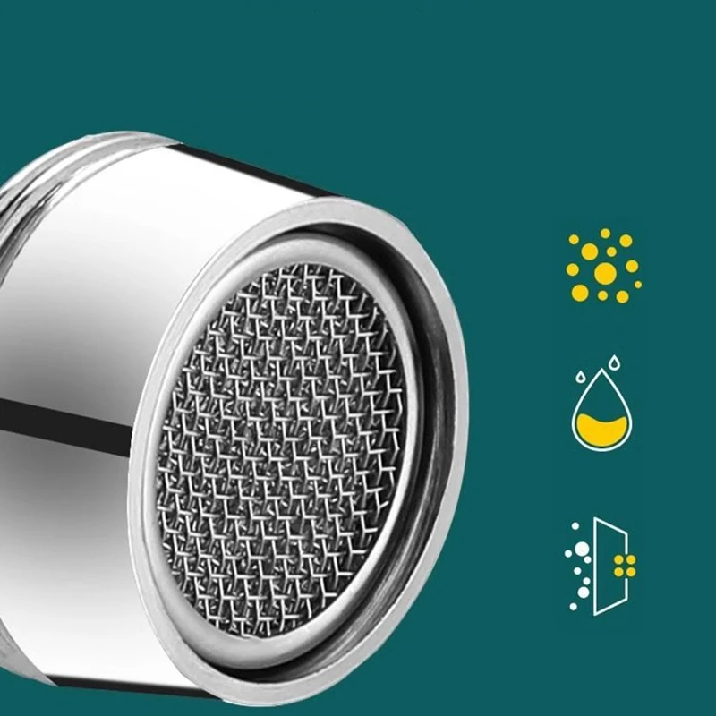 Brass Water Saving Faucet Tap Aerator Replaceable Filter Mixed Nozzle 24mm Thread Bathroom Faucet Bubbler Faucet Replacement