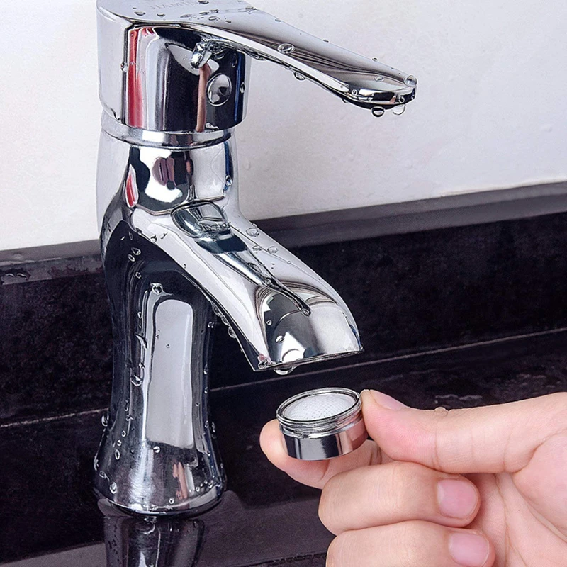 Brass Water Saving Faucet Tap Aerator Replaceable Filter Mixed Nozzle 24mm Thread Bathroom Faucet Bubbler Faucet Replacement