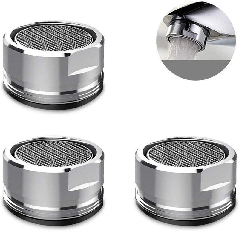 Brass Water Saving Faucet Tap Aerator Replaceable Filter Mixed Nozzle 24mm Thread Bathroom Faucet Bubbler Faucet Replacement