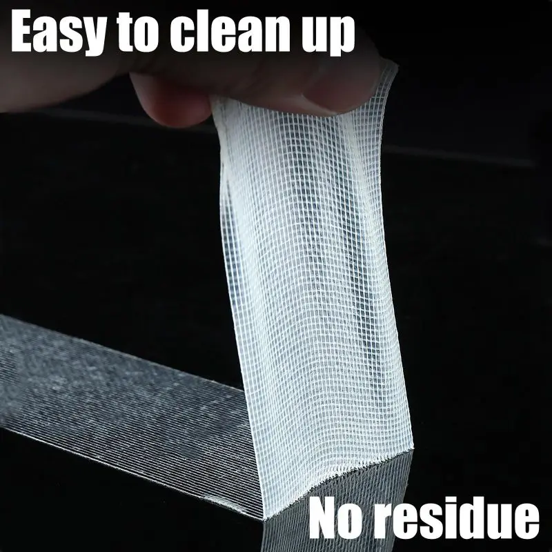 Extra Powerful Double Sided Adhesive Super Strong Double Sided Tape Non-slip Waterproof Translucent Mesh Tape Kitchen Bathroom