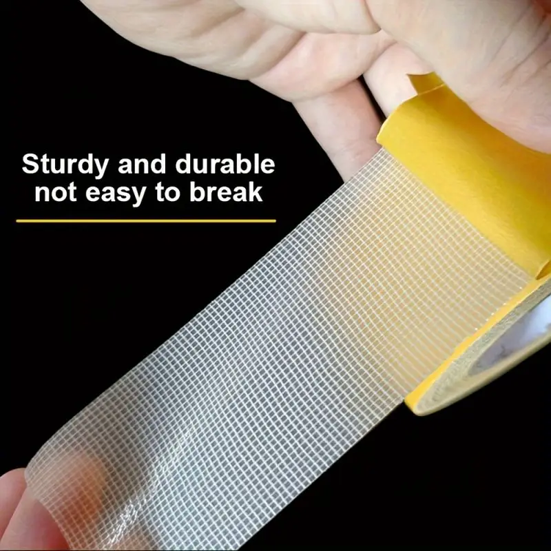 Extra Powerful Double Sided Adhesive Super Strong Double Sided Tape Non-slip Waterproof Translucent Mesh Tape Kitchen Bathroom