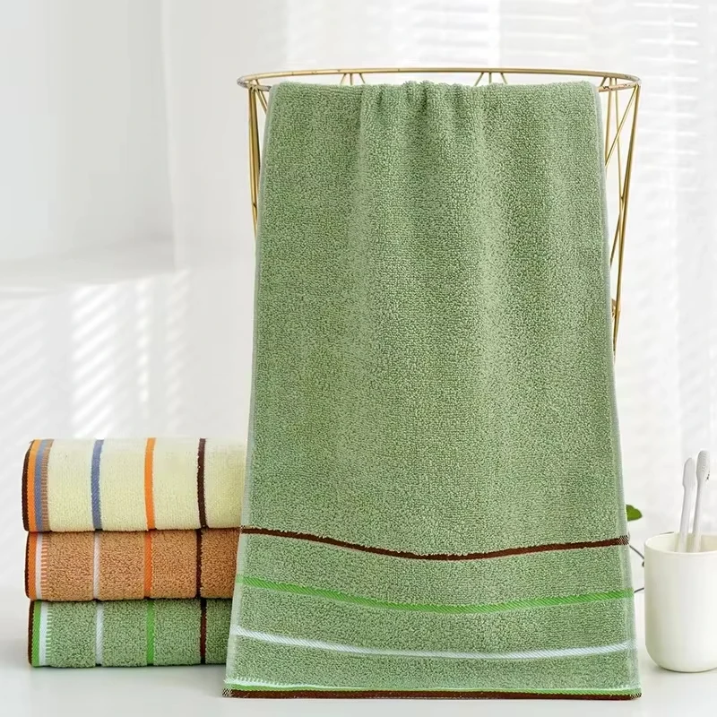 1 Pc Thickened Absorbent Bath Towel Soft Face Towel for Home