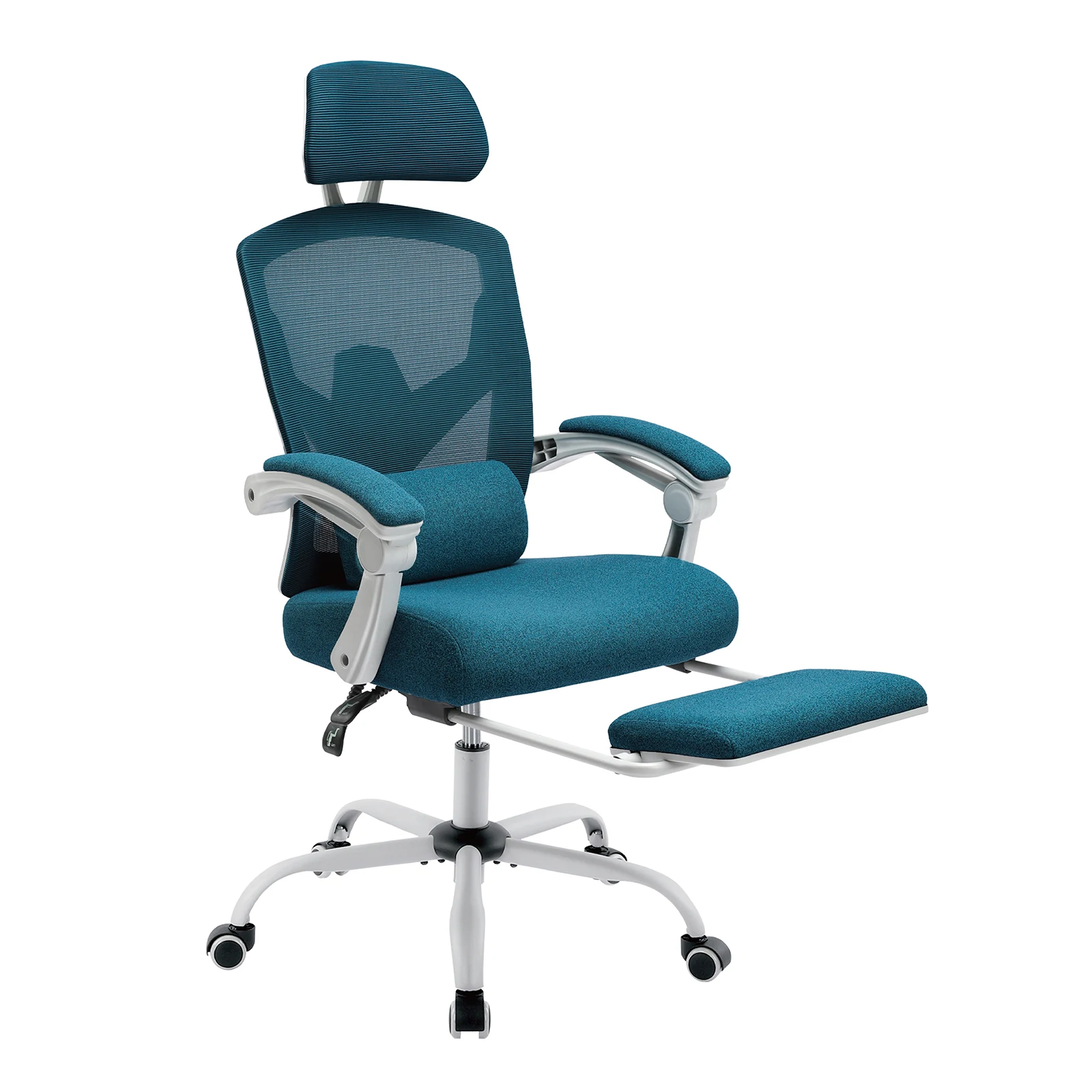 JHK Ergonomic Reclining High Back Mesh Living Room Rocking Gaming Chair Computer Desk Swivel Rolling  Lumbar Support Pillow