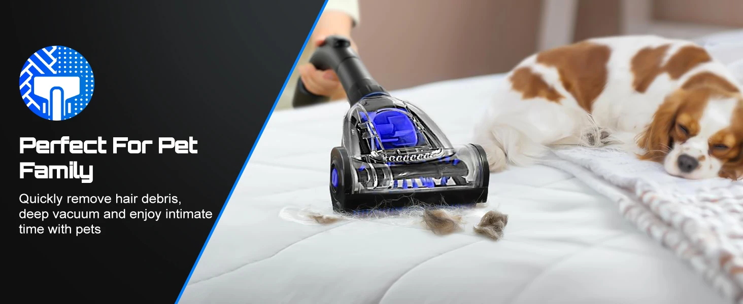 Canister Vacuum Cleaner, 40Kpa 1600W Powerful,3.7QT Large Dust Cup Vacuum for Hard Floors, Carpets, Pet Hair