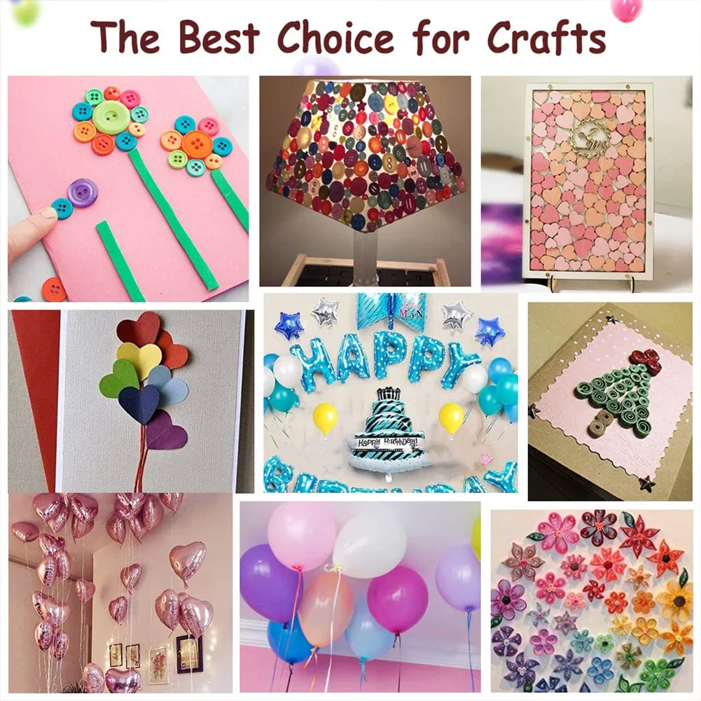 Balloon Glue Dot Adhesive Point Tape Double Sided Clear Sticky Glue Sticker Balloons Stand Arch Attach Balloon To Ceiling Or Wal