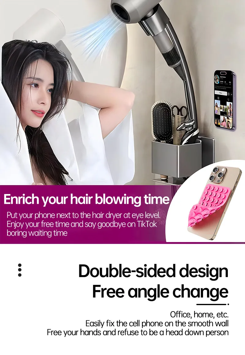 Double Sided Silicone Suction Cup Phone Case Detachable Stand Silicone Rubber Sucker Pad For Selfies And Videos Fixed Pad