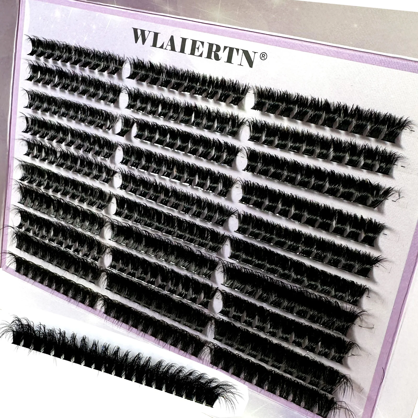 300/120PCS 5D Fluffy Cluster Lashes 30D-100D Natural Thick Eyelash Clusters Individual Lashes DIY Eyelashes Extension Makeup