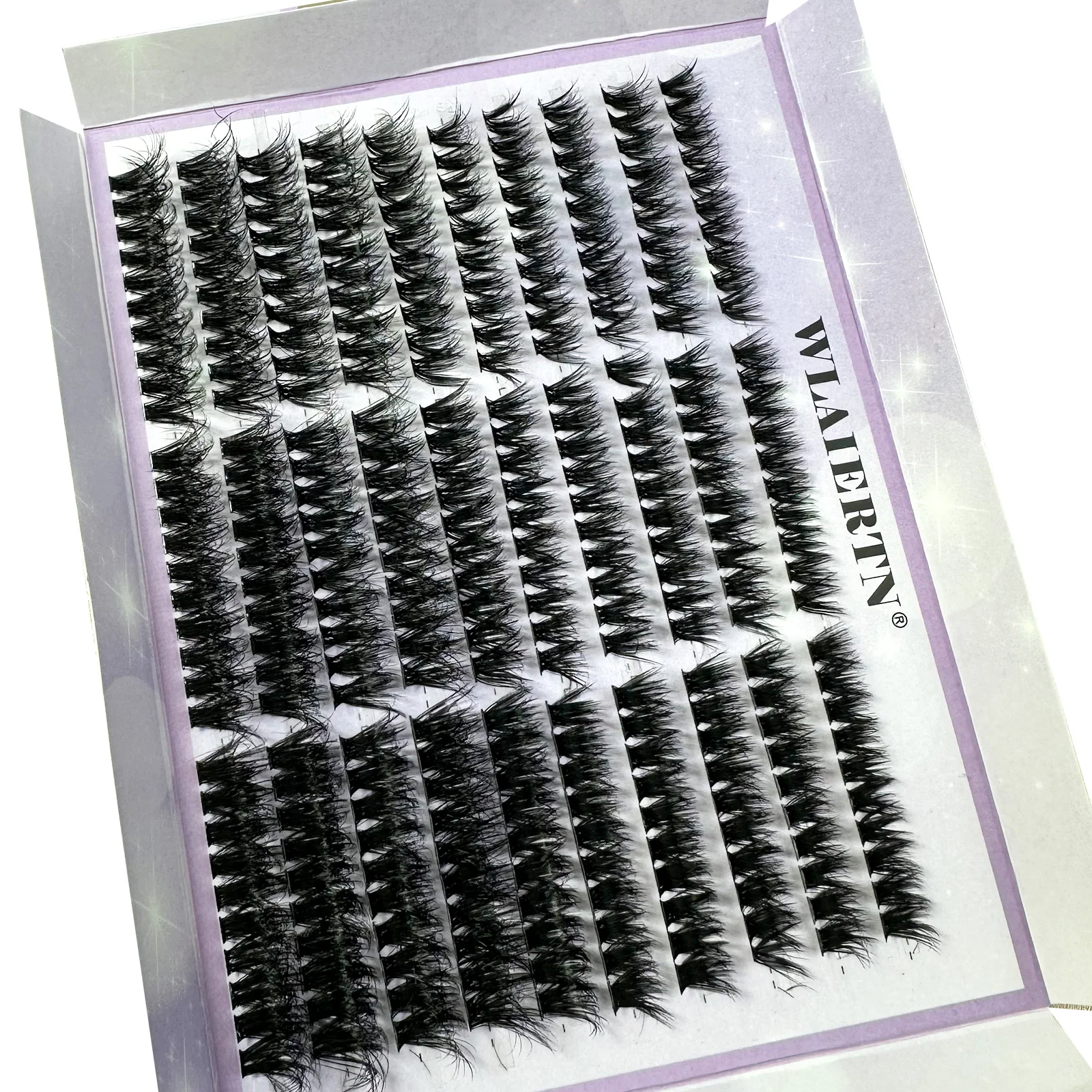 300/120PCS 5D Fluffy Cluster Lashes 30D-100D Natural Thick Eyelash Clusters Individual Lashes DIY Eyelashes Extension Makeup