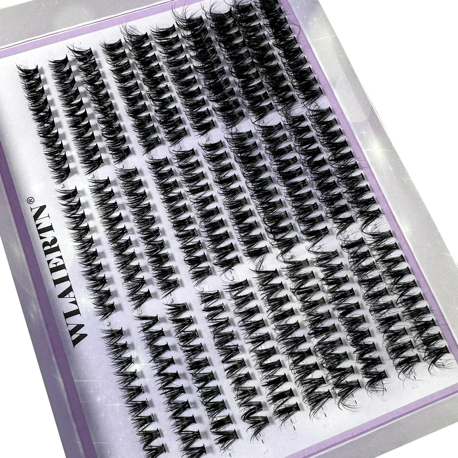 300/120PCS 5D Fluffy Cluster Lashes 30D-100D Natural Thick Eyelash Clusters Individual Lashes DIY Eyelashes Extension Makeup