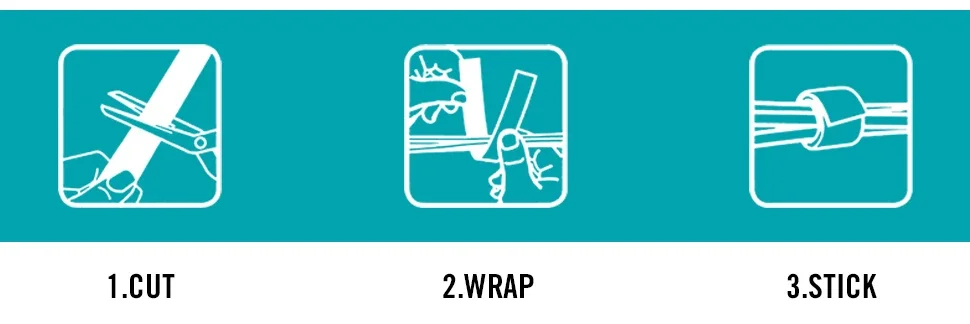 1-10M Self Adhesive Hook and Loop Tape Fastener House Diy Magic Tap Auto Double Sided Roll Strong Glue Home Strap Strips Double