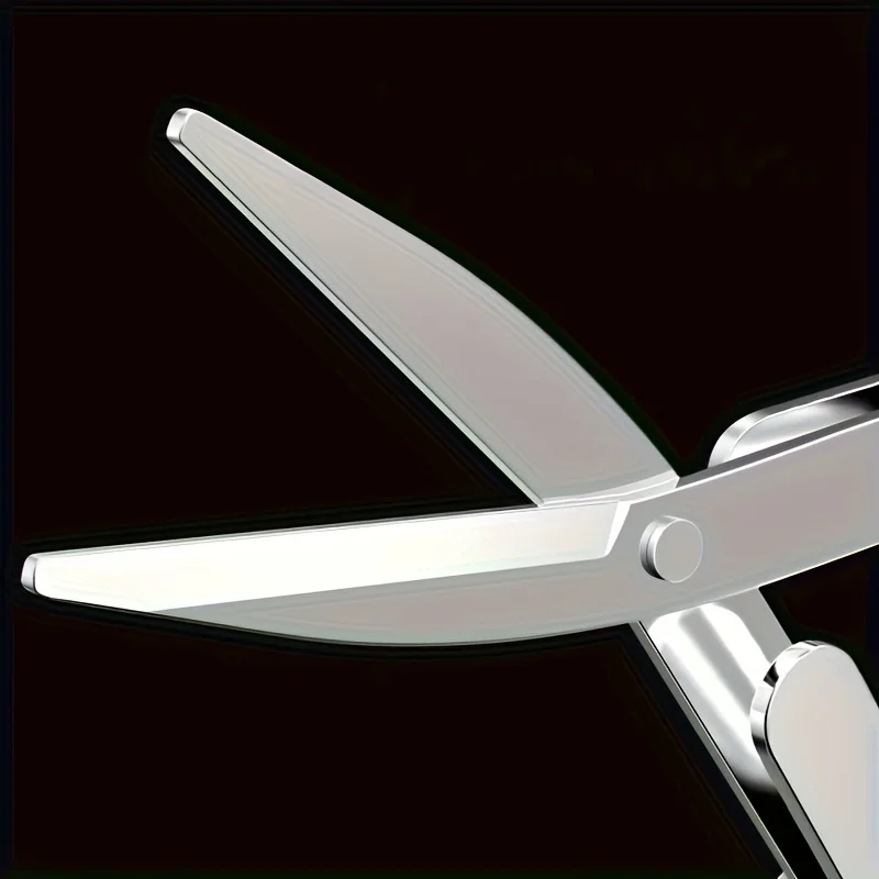 1Pcs Versatile Stainless Steel Folding Scissors - Retractable, Durable, and Portable for Travel,Outdoor & Daily Needs