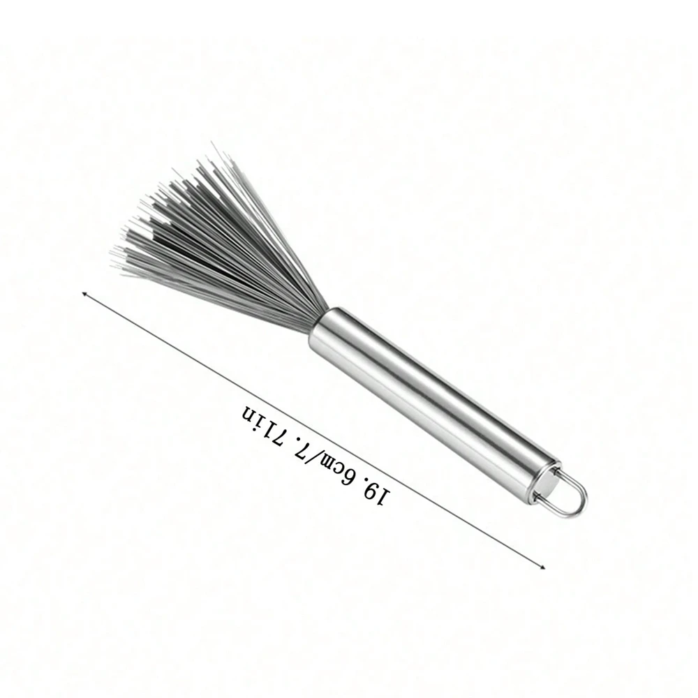 2pcs Multi-Functional Cleaning Brush Steel Handle Household Cleaning Brush Home Cleaning Helper