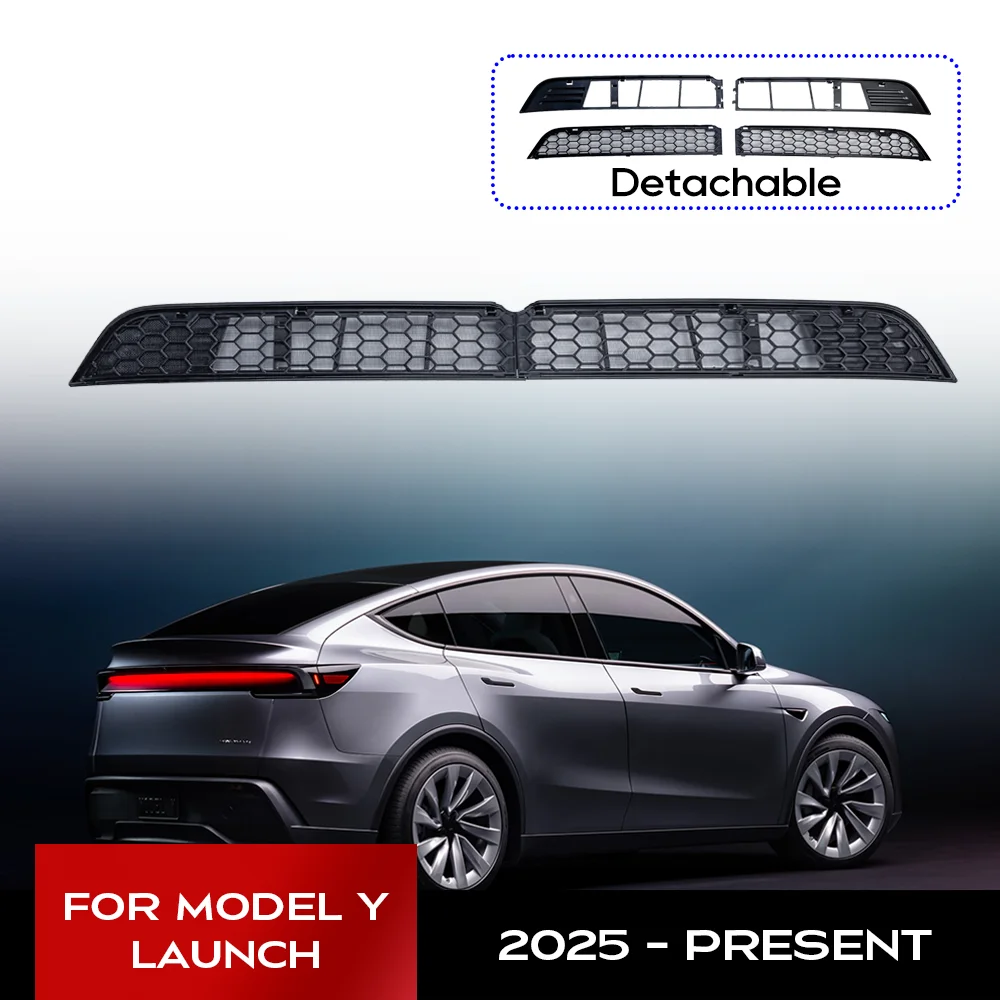 TEKSY For Tesla New Model Y YL 2026 Juniper Lower Bumper Anti Insect Net Anti Dust Proof Inner Vent Grille Cover Insect-proof