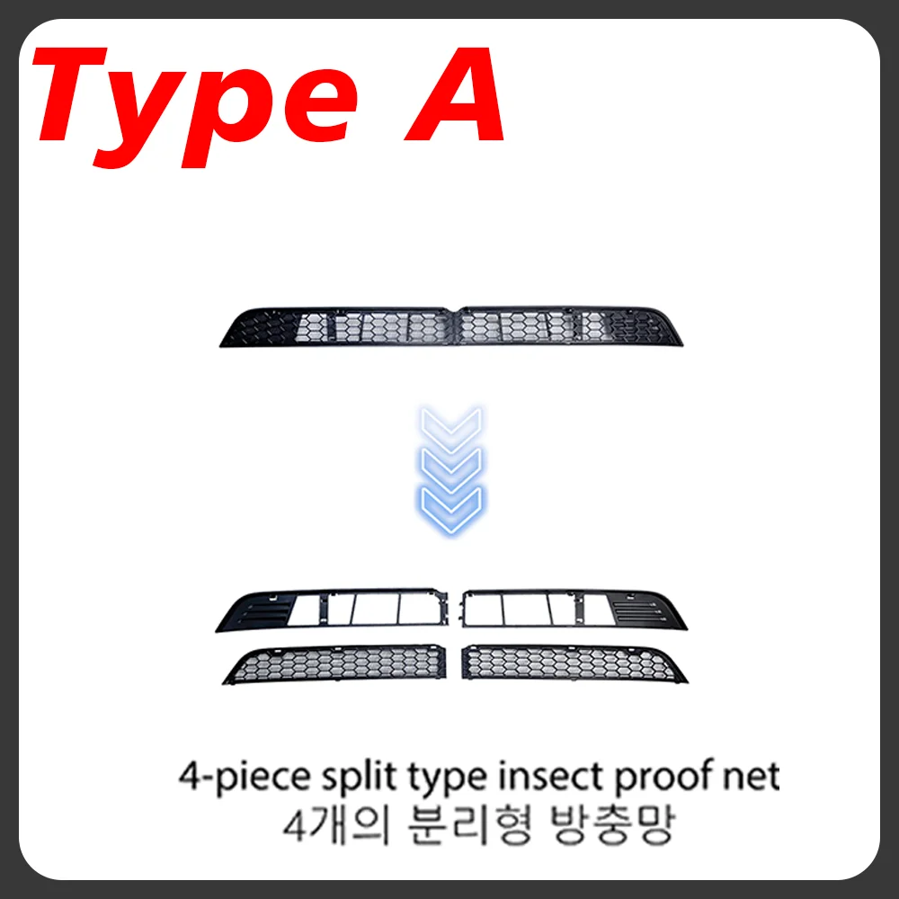 TEKSY For Tesla New Model Y YL 2026 Juniper Lower Bumper Anti Insect Net Anti Dust Proof Inner Vent Grille Cover Insect-proof