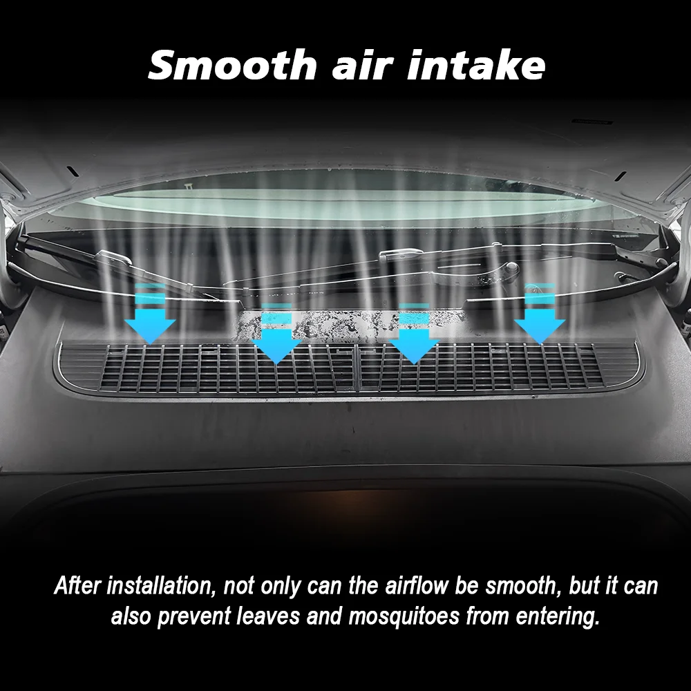 TEKSY For Tesla New Model Y YL 2026 Juniper Lower Bumper Anti Insect Net Anti Dust Proof Inner Vent Grille Cover Insect-proof