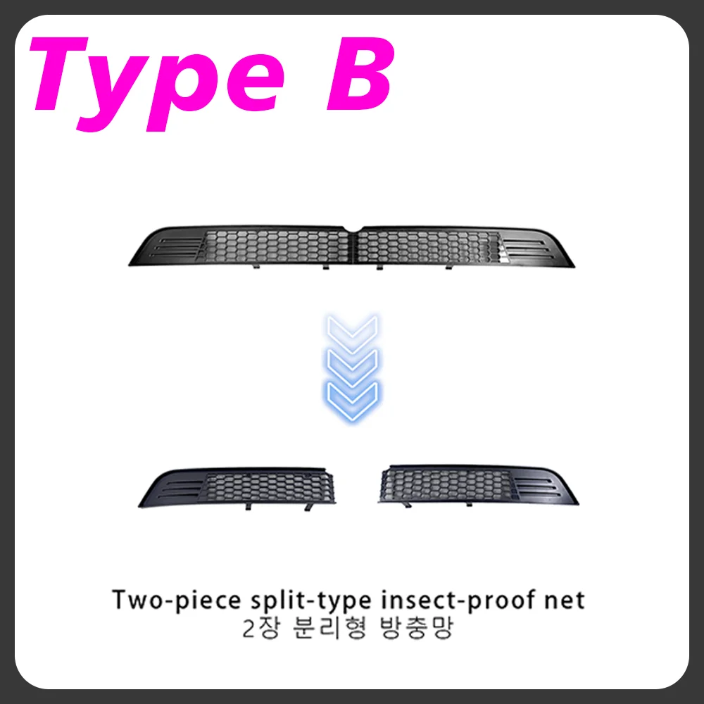 TEKSY For Tesla New Model Y YL 2026 Juniper Lower Bumper Anti Insect Net Anti Dust Proof Inner Vent Grille Cover Insect-proof