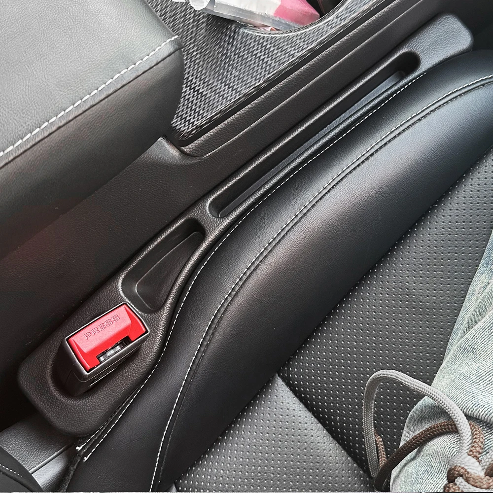 1 Pair Universal Car Seat Gap Plug Strip Side Seam Car Gap Filler Leak Proof Seat Gap Storage Organizer Interior Decoration