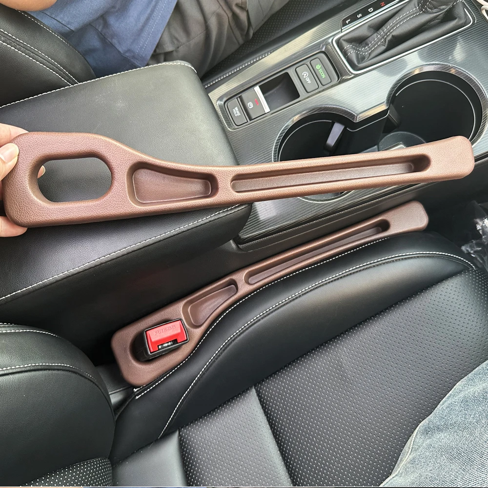 1 Pair Universal Car Seat Gap Plug Strip Side Seam Car Gap Filler Leak Proof Seat Gap Storage Organizer Interior Decoration