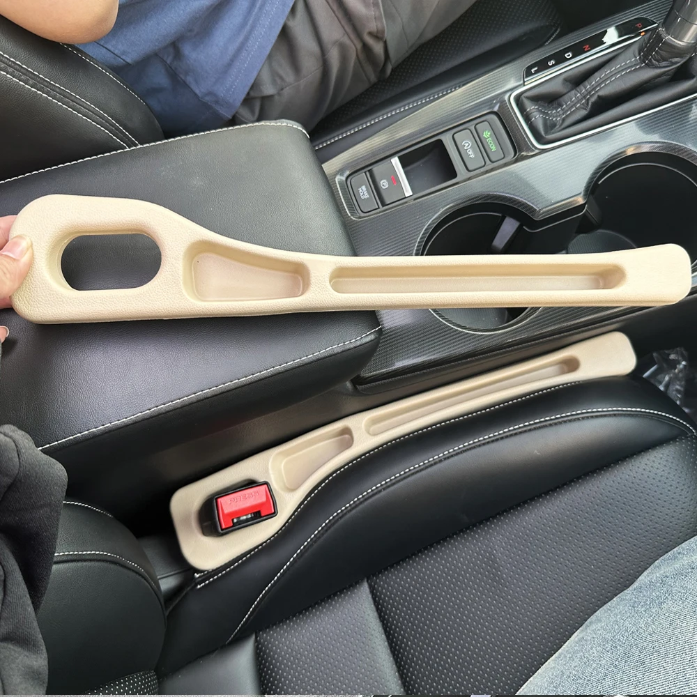 1 Pair Universal Car Seat Gap Plug Strip Side Seam Car Gap Filler Leak Proof Seat Gap Storage Organizer Interior Decoration