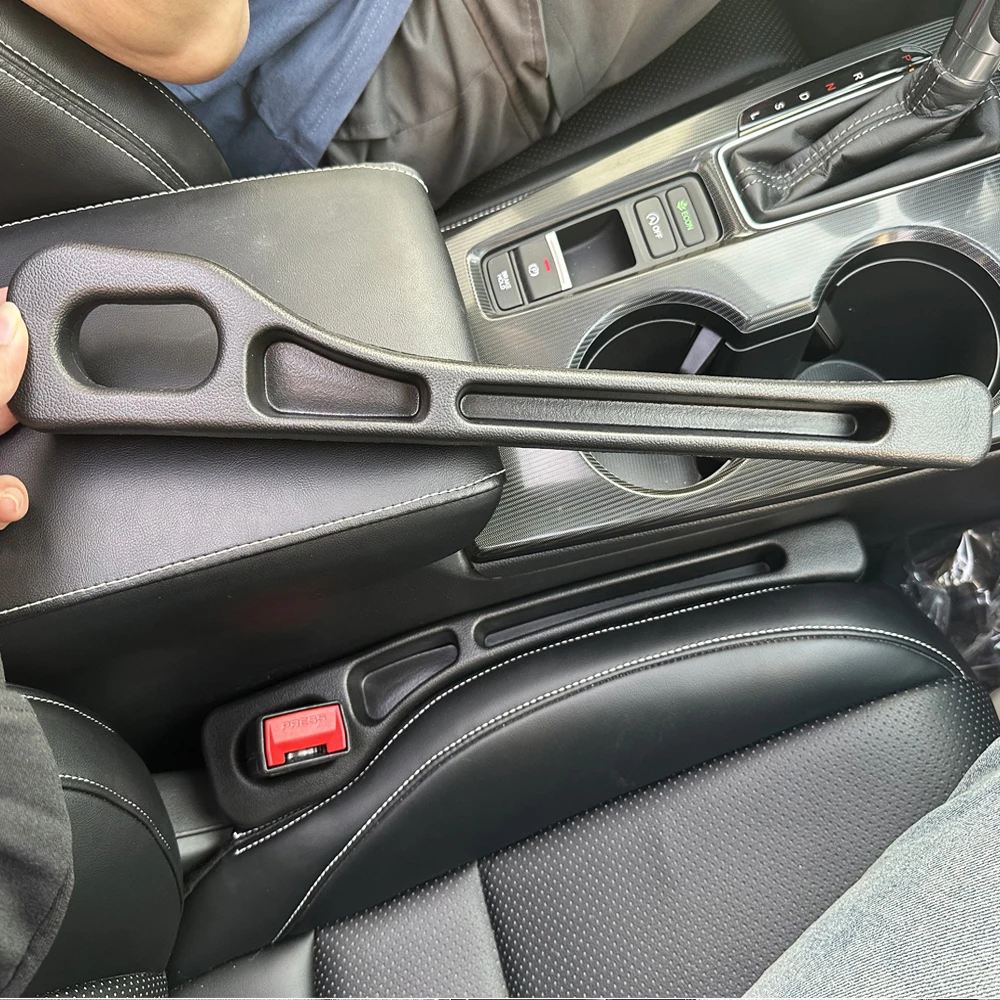 1 Pair Universal Car Seat Gap Plug Strip Side Seam Car Gap Filler Leak Proof Seat Gap Storage Organizer Interior Decoration