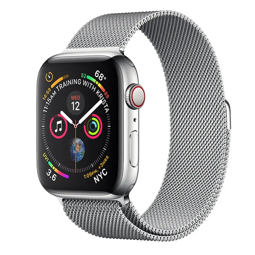 Milanese Loop Band For Apple Watch Strap 46mm 44mm 45mm 40mm 42mm 41mm 49mm Bracelet iWatch Series 12 11 10 9 SE Ultra 4 3 49mm