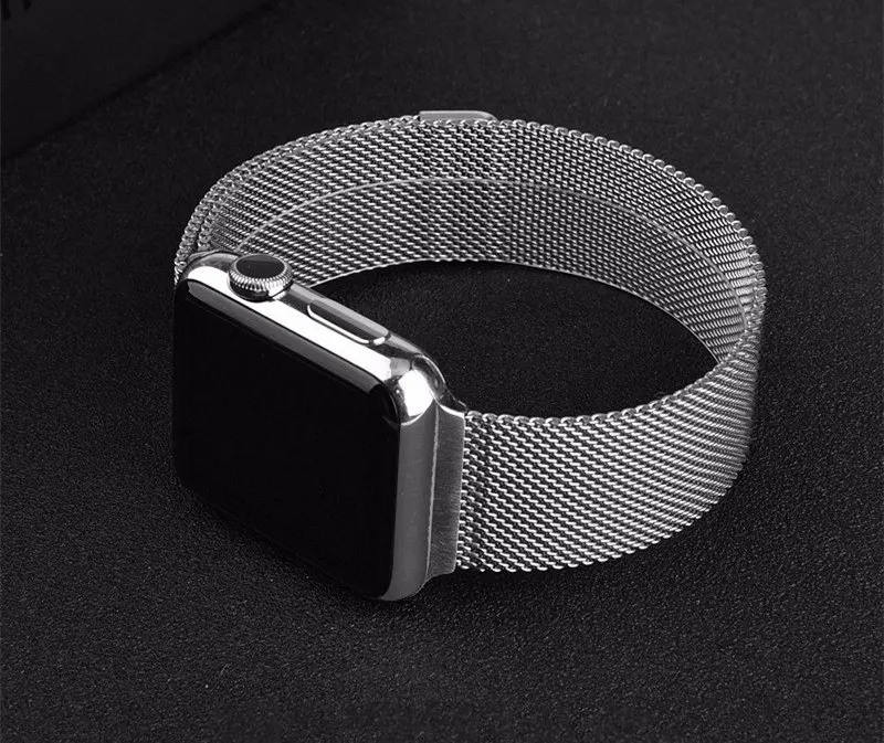 Milanese Loop Band For Apple Watch Strap 46mm 44mm 45mm 40mm 42mm 41mm 49mm Bracelet iWatch Series 12 11 10 9 SE Ultra 4 3 49mm