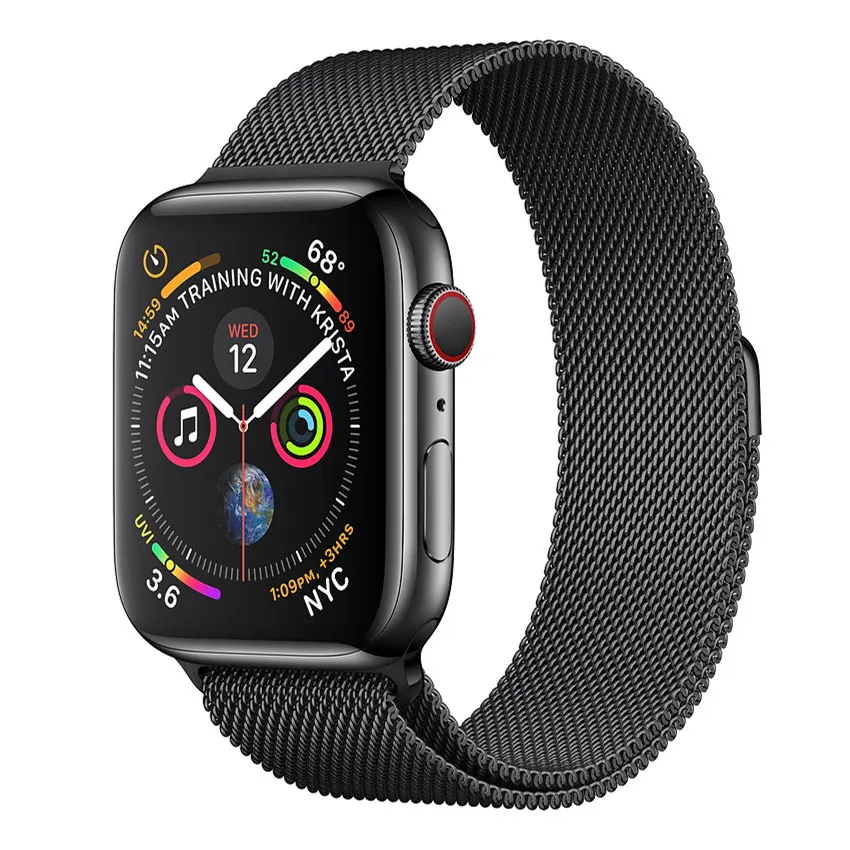 Milanese Loop Band For Apple Watch Strap 46mm 44mm 45mm 40mm 42mm 41mm 49mm Bracelet iWatch Series 12 11 10 9 SE Ultra 4 3 49mm