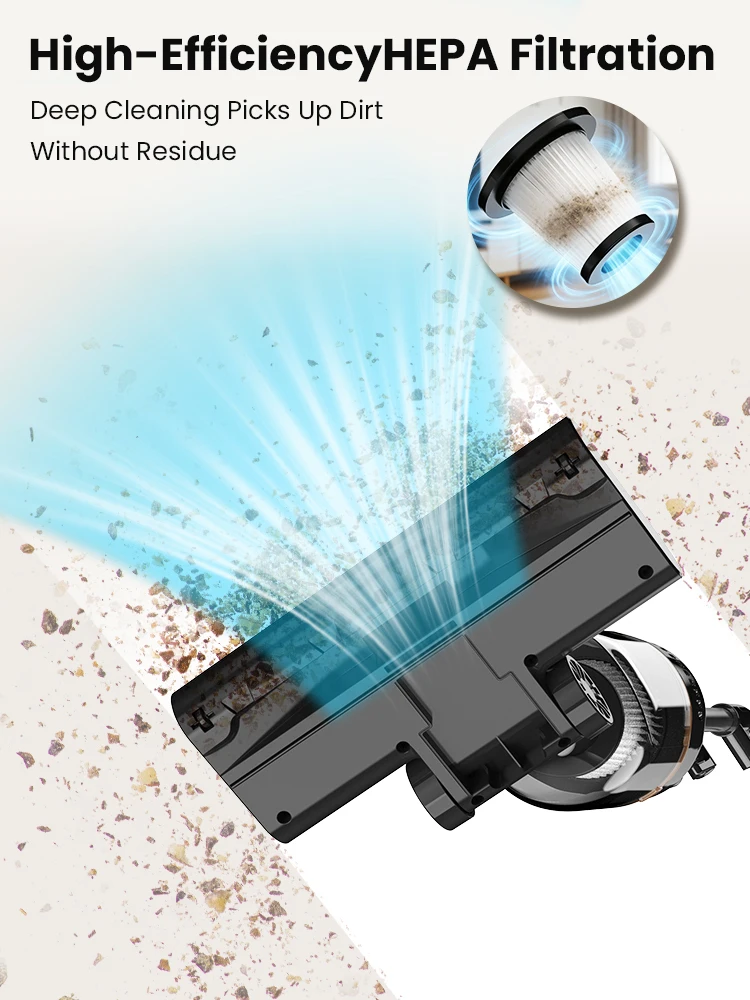 INSE R7 Corded Vacuum Cleaner Handheld Stick Vacuum 600W Powerful 3 In1 Lightweight Vacuum Cleaners for Home Hard Floor Pet Hair