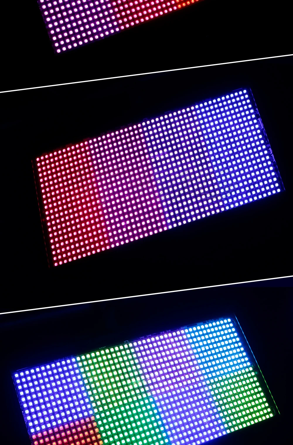 6PCS SHEHDS LED 200W RGB Marquee Strobe Light Blinder Effects For DJ Wedding Nightclub Party