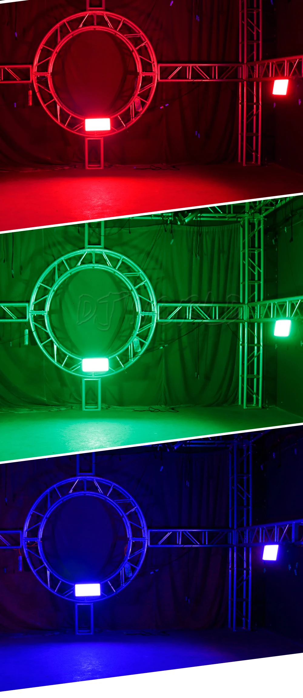 6PCS SHEHDS LED 200W RGB Marquee Strobe Light Blinder Effects For DJ Wedding Nightclub Party