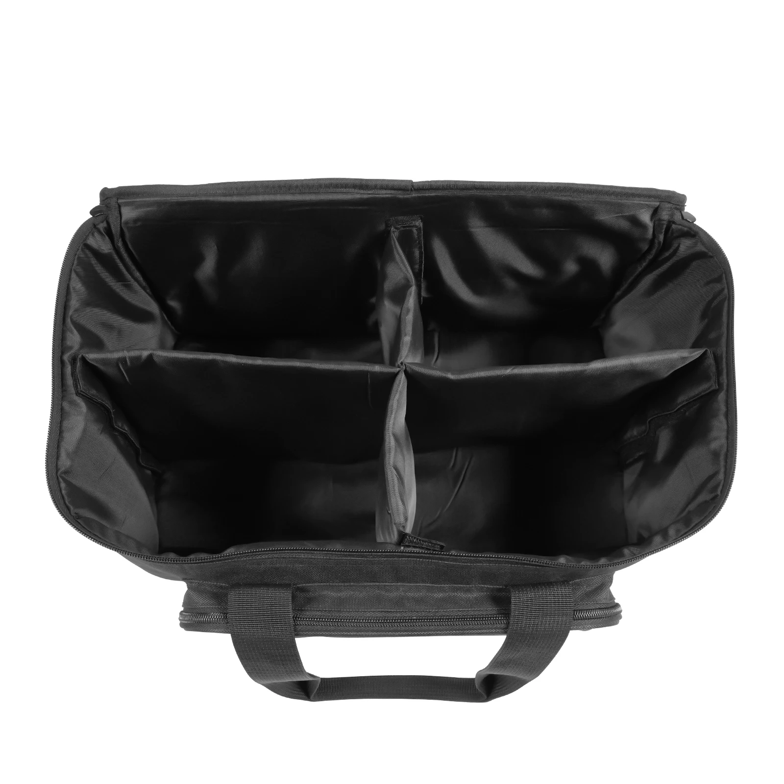 Datewink Par Light Bag 600D Waterproof PVC+210D Lining Storage Bag For 4Pcs 18*18*10CM Par Light Stage Lights Bag With Partition