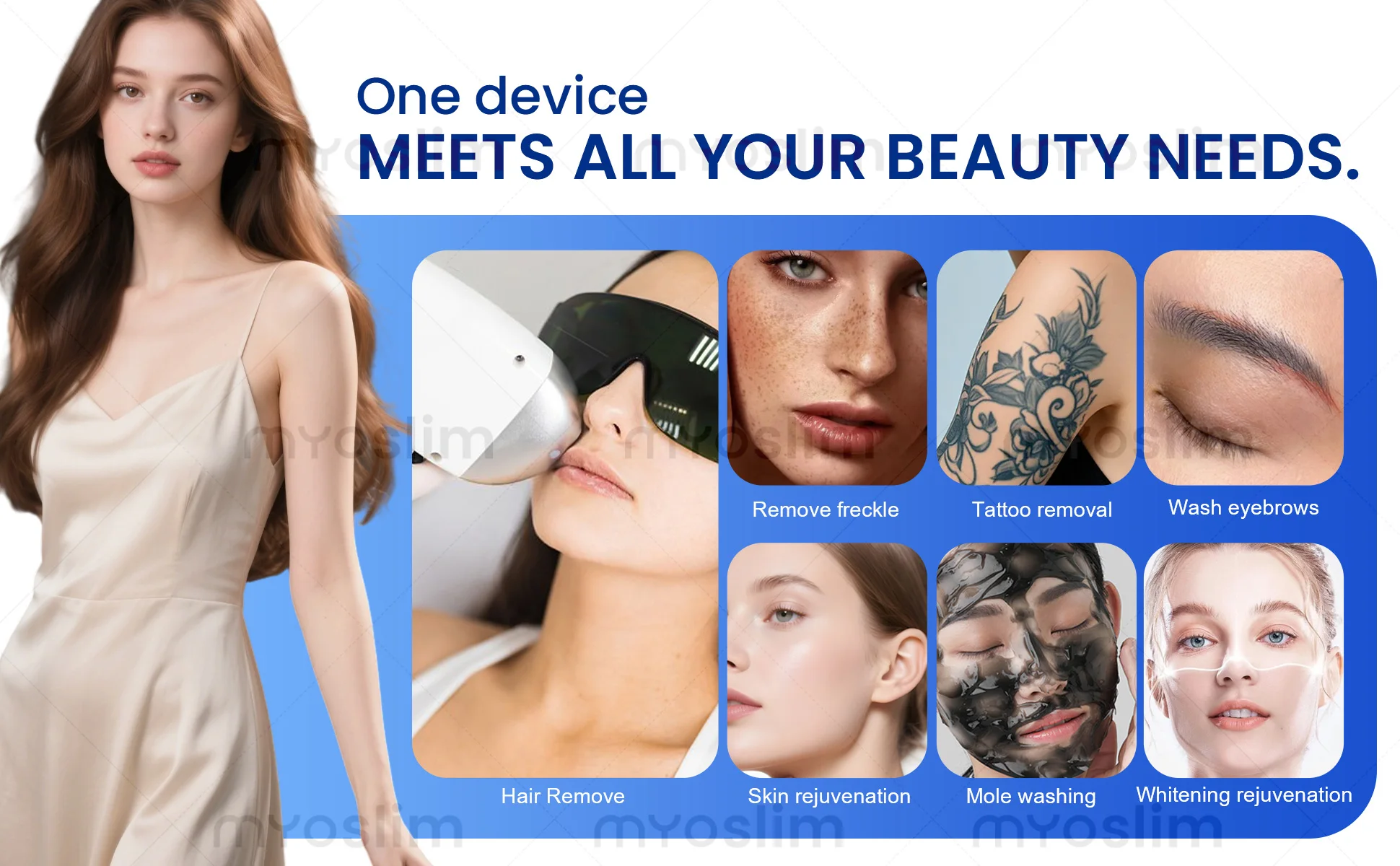 5000W Diode 4 In 1 Opt Ipl Hair Removal Machine 4 Wavelengt Newest Picosecond Nd Yag Tattoo Removal Carbon Peeling RF