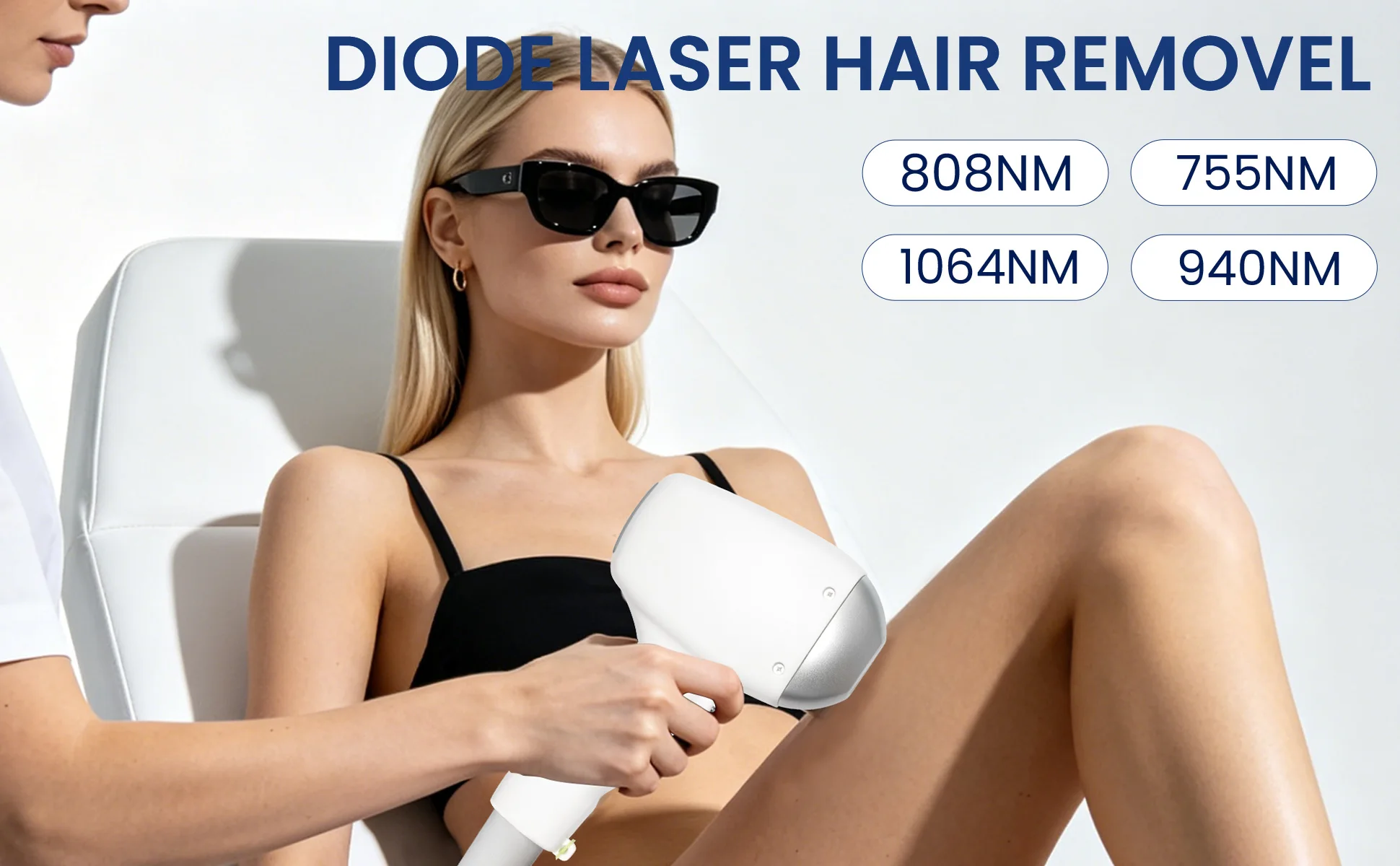 Portable 2 In 1 Diode Lase Picosecond Lase FAC 4 Wavelength 755 808 940 1064nm Hair Removal Tattoo Removal Equipment