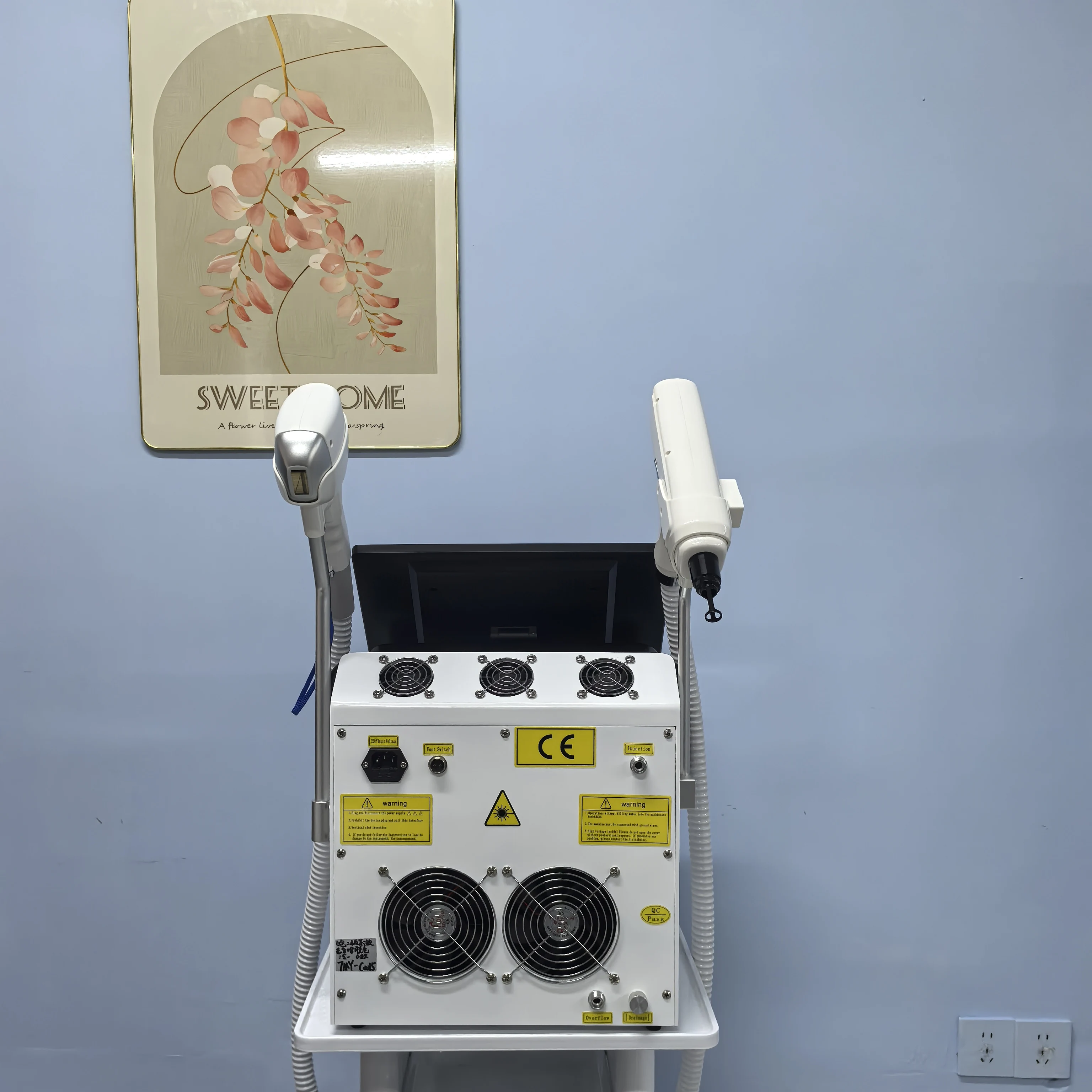 NEW Professional FAC 2 IN 1 Diode 5000w Hair Removal Machine Pico Q Switch ND YAG Tattoo Removal Machine 4 Waves 808NM