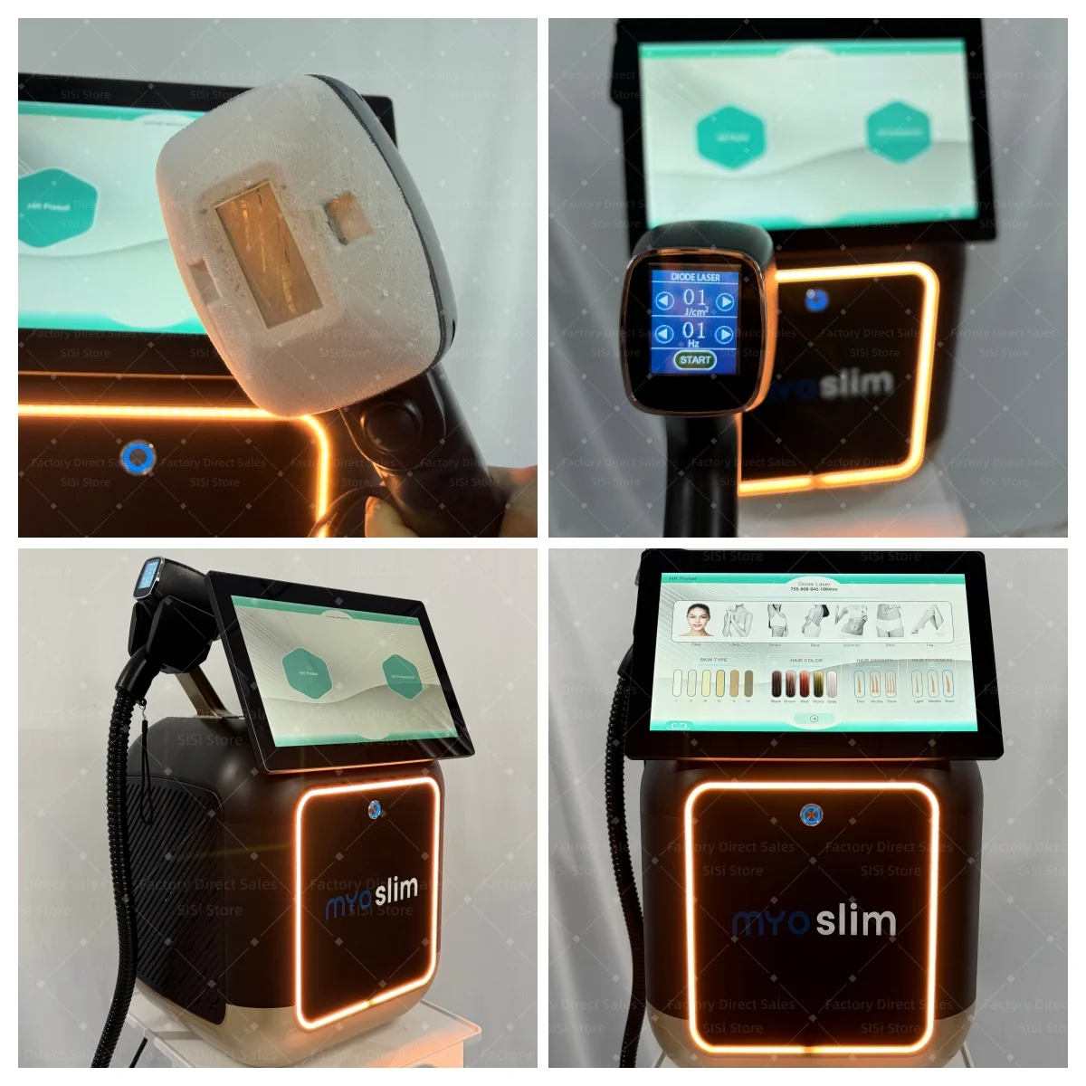 Professional 5000W Ice Titanium Lase Body Hair Removal Machine 3 Wavelength 755/808/1064nm Face Hair Remove For Salon Epilator