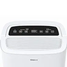 Shinco 5,000/6,000 Sq.Ft Energy Star Dehumidifier, Ideal for Large Rooms and Home Basements, Efficient Moisture Removal,1.32 Gallons