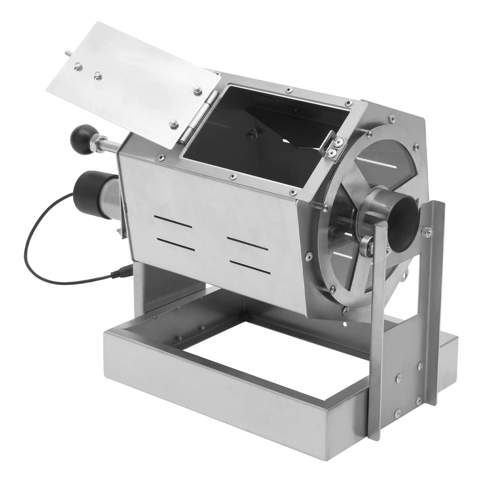 Electric Coffee Bean Roaster 5-59rpm Adjustable Home Drum Roaster Stove 300-1200g Mount Electric Roasting Machine