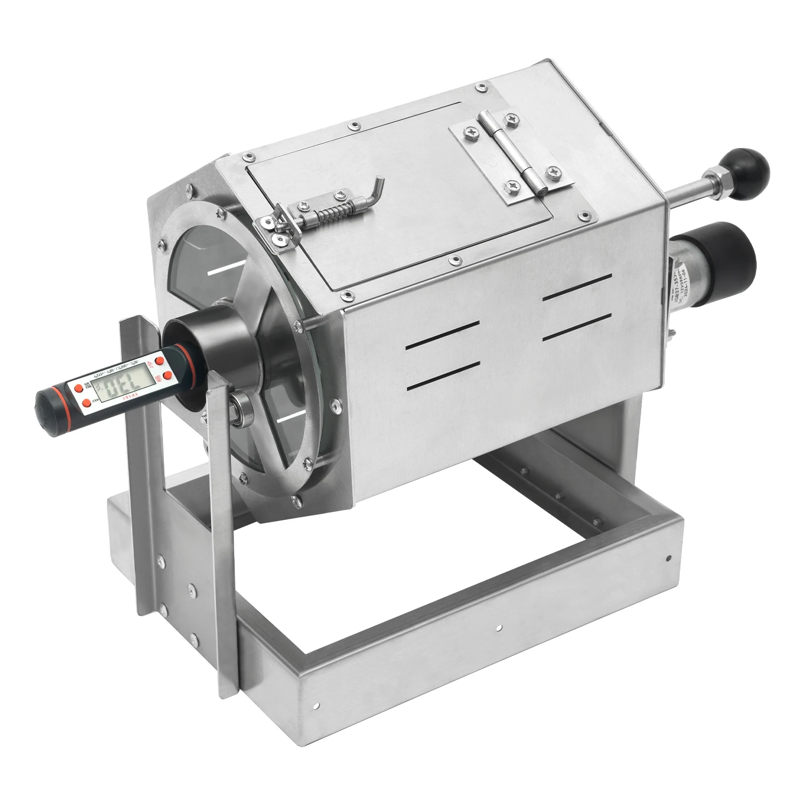 Electric Coffee Bean Roaster 5-59rpm Adjustable Home Drum Roaster Stove 300-1200g Mount Electric Roasting Machine
