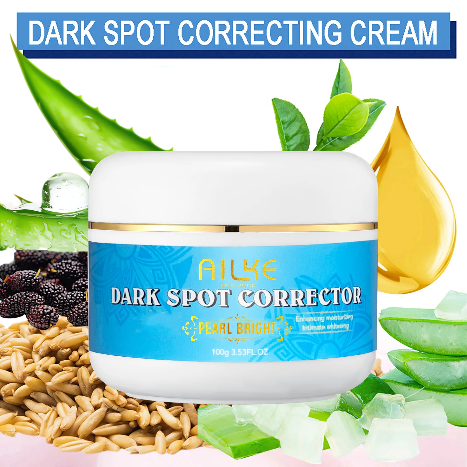 AILKE Multi Vitamin Whitening Body Lotion, With Vitamins A& E, Increase Skin Radiance, Even Skin Tone, Daily Moisturizer Cream
