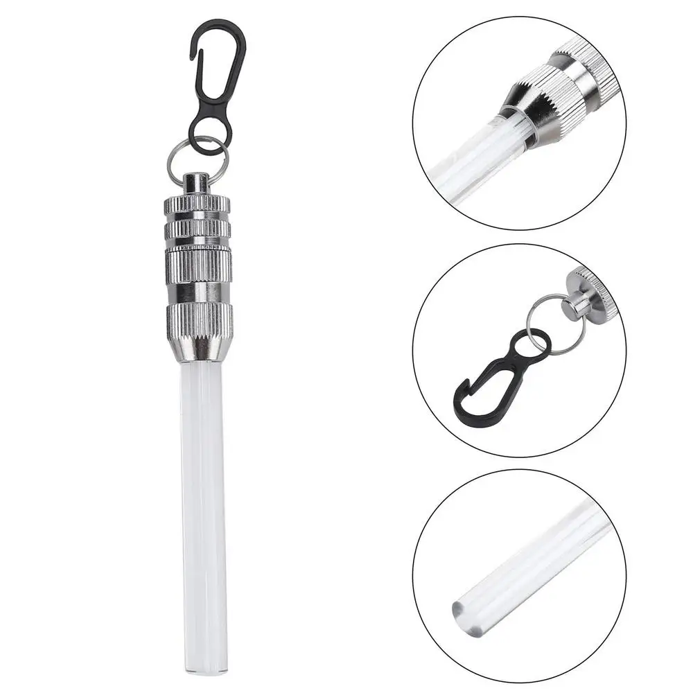 Scuba Diving Flashlight Waterproof Underwater Light With Clip 2 Modes LED Light Stick Dive Light Constant On And Flashing 50hrs
