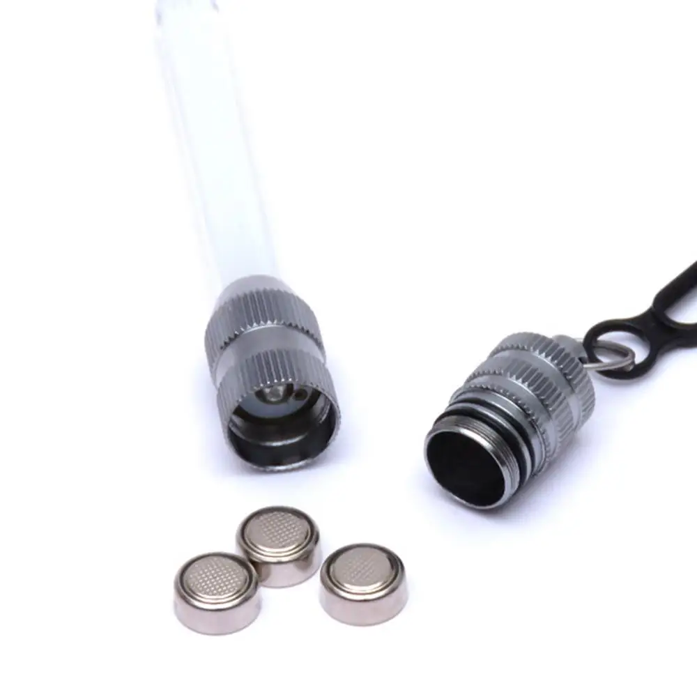 Scuba Diving Flashlight Waterproof Underwater Light With Clip 2 Modes LED Light Stick Dive Light Constant On And Flashing 50hrs