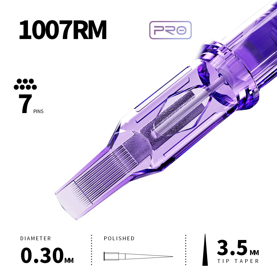 Mast Pro Tattoo Cartridge Needles RL/RM/M/RS Disposable Round Liner Universal Tattoo Cartridge 0.18/0.25/0.30/0.35/0.40mm Needle