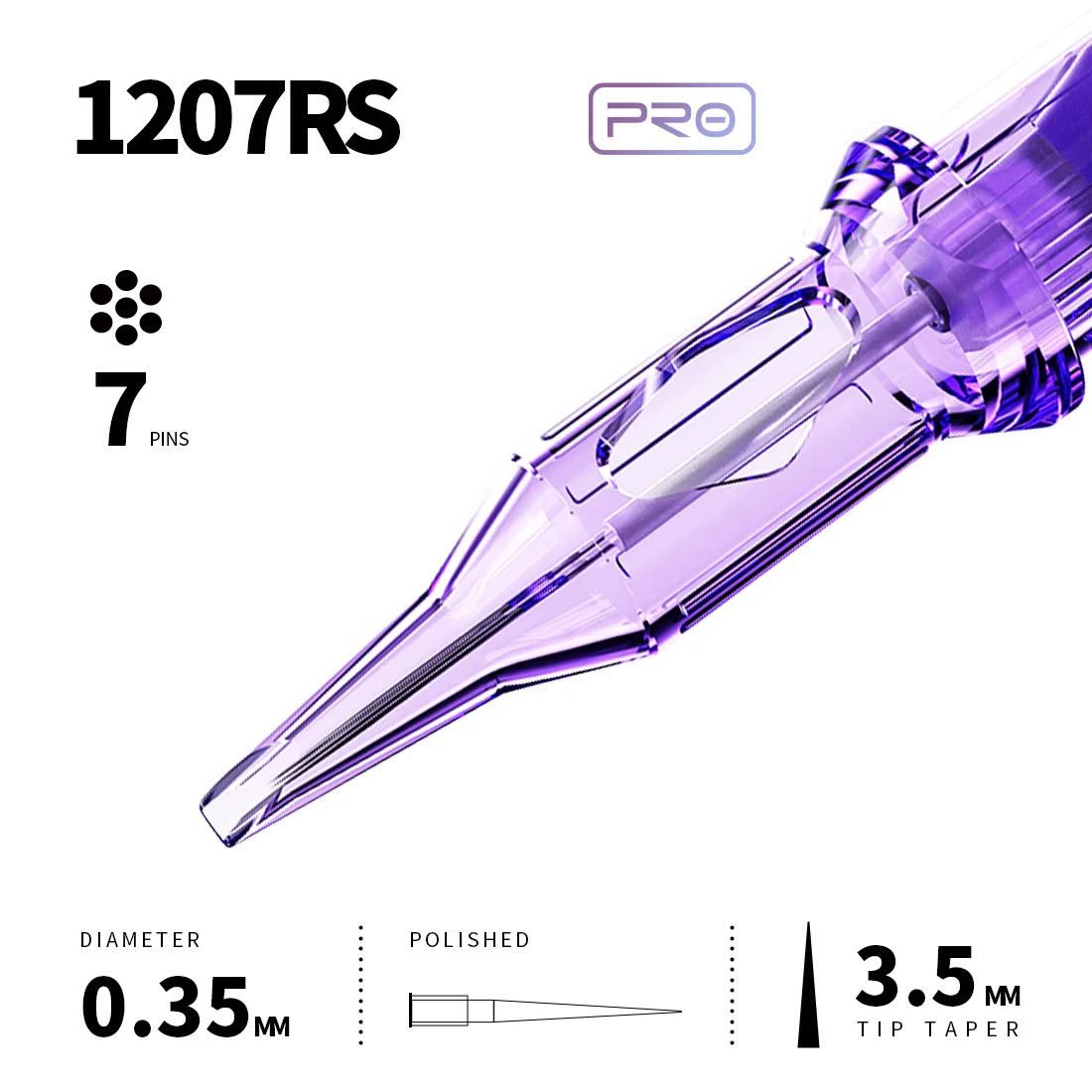 Mast Pro Tattoo Cartridge Needles RL/RM/M/RS Disposable Round Liner Universal Tattoo Cartridge 0.18/0.25/0.30/0.35/0.40mm Needle