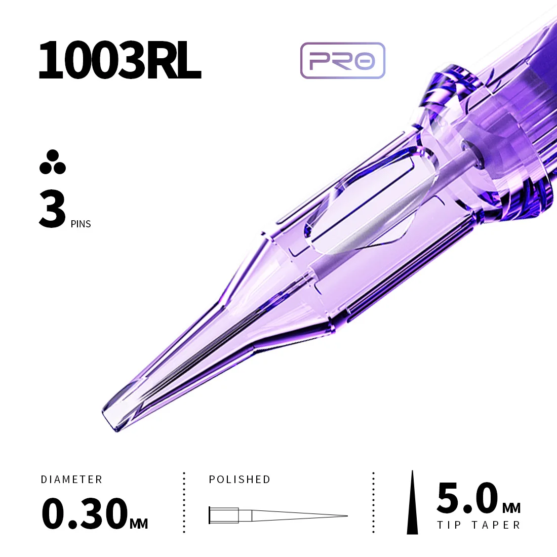 Mast Pro Tattoo Cartridge Needles RL/RM/M/RS Disposable Round Liner Universal Tattoo Cartridge 0.18/0.25/0.30/0.35/0.40mm Needle