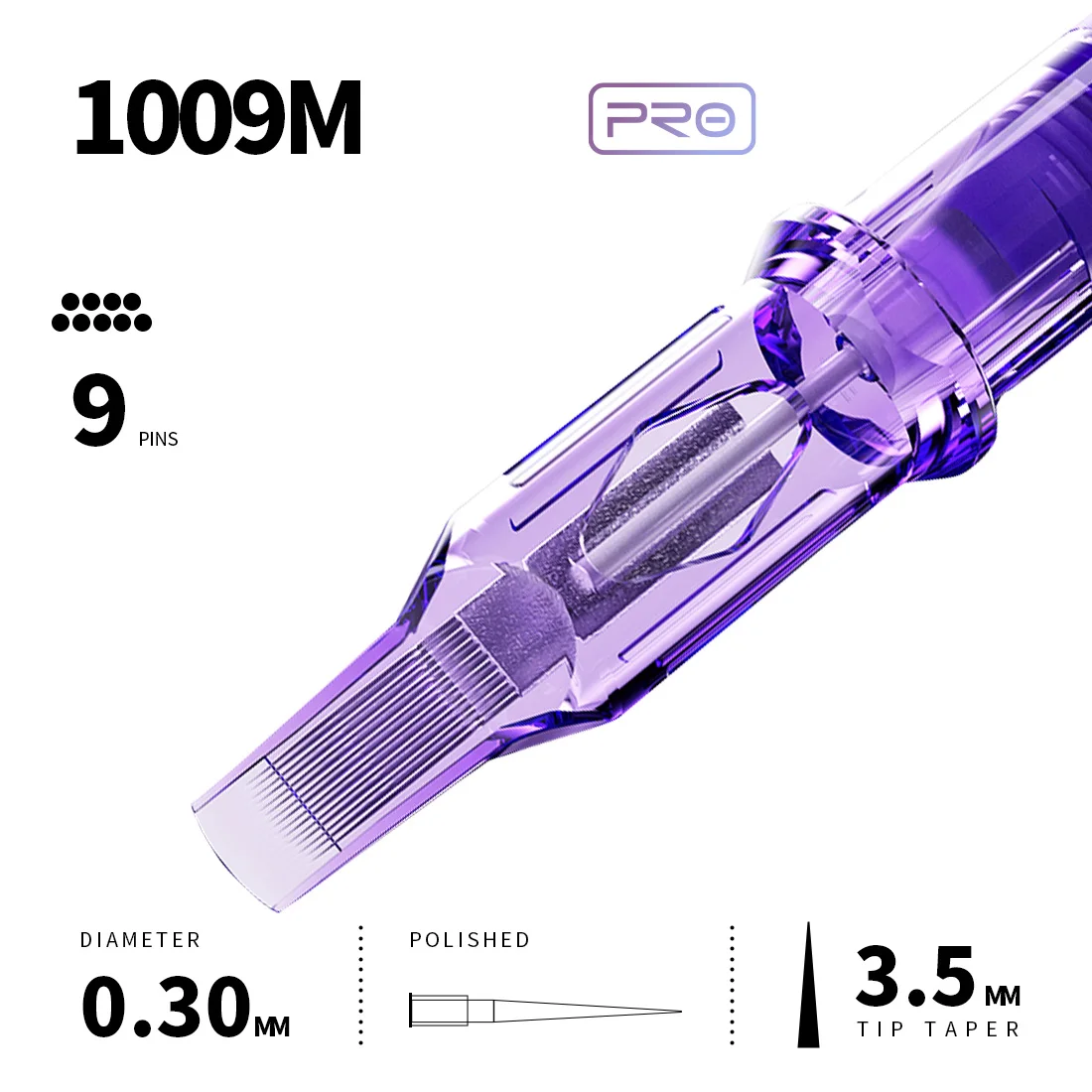 Mast Pro Tattoo Cartridge Needles RL/RM/M/RS Disposable Round Liner Universal Tattoo Cartridge 0.18/0.25/0.30/0.35/0.40mm Needle