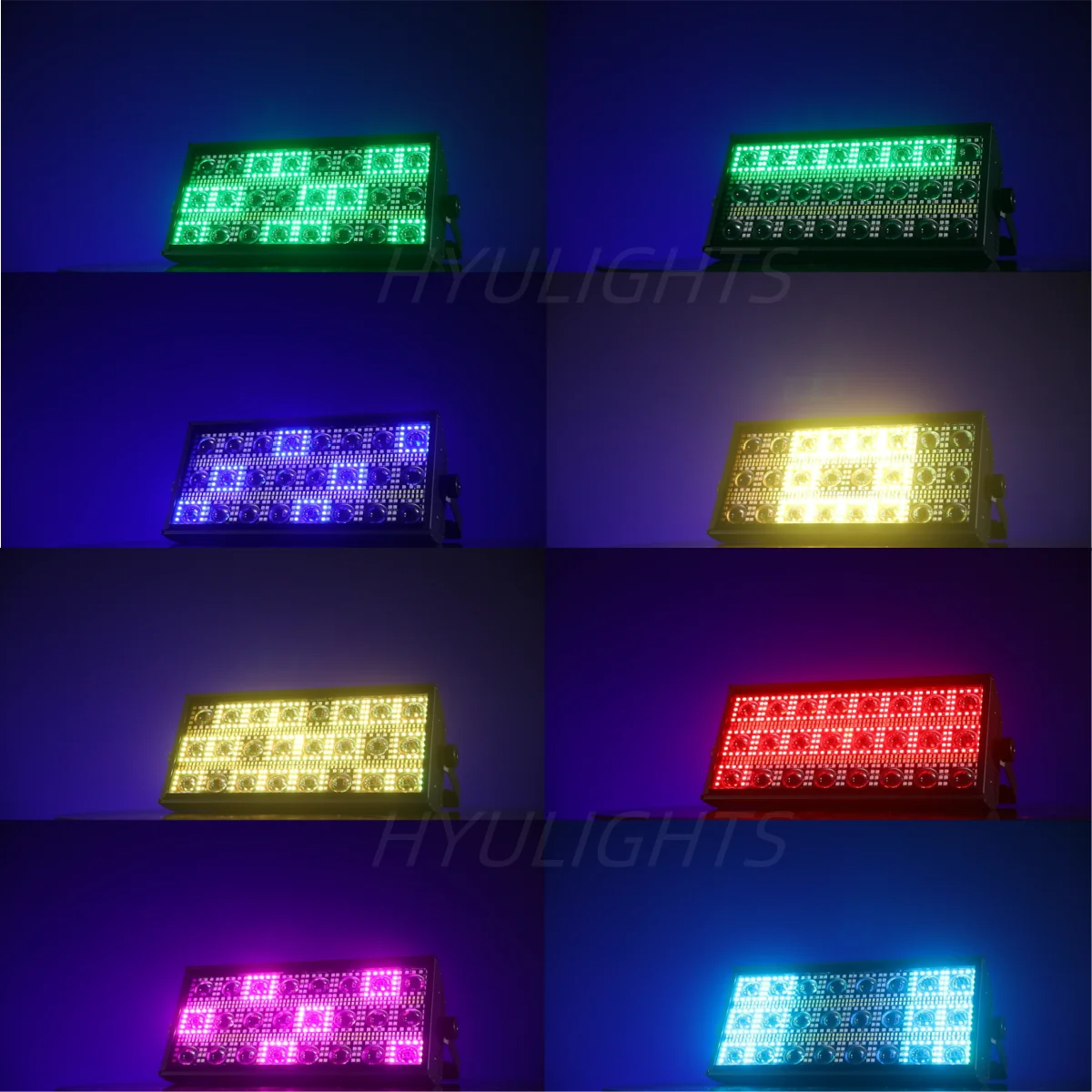2PCS 300W LED Beam&Strobe RGBW 4in1 48 Partition Strobe Light 24PCS 8000K Strobe DMX Super Bright Dj Wash Bar Stage Lighting
