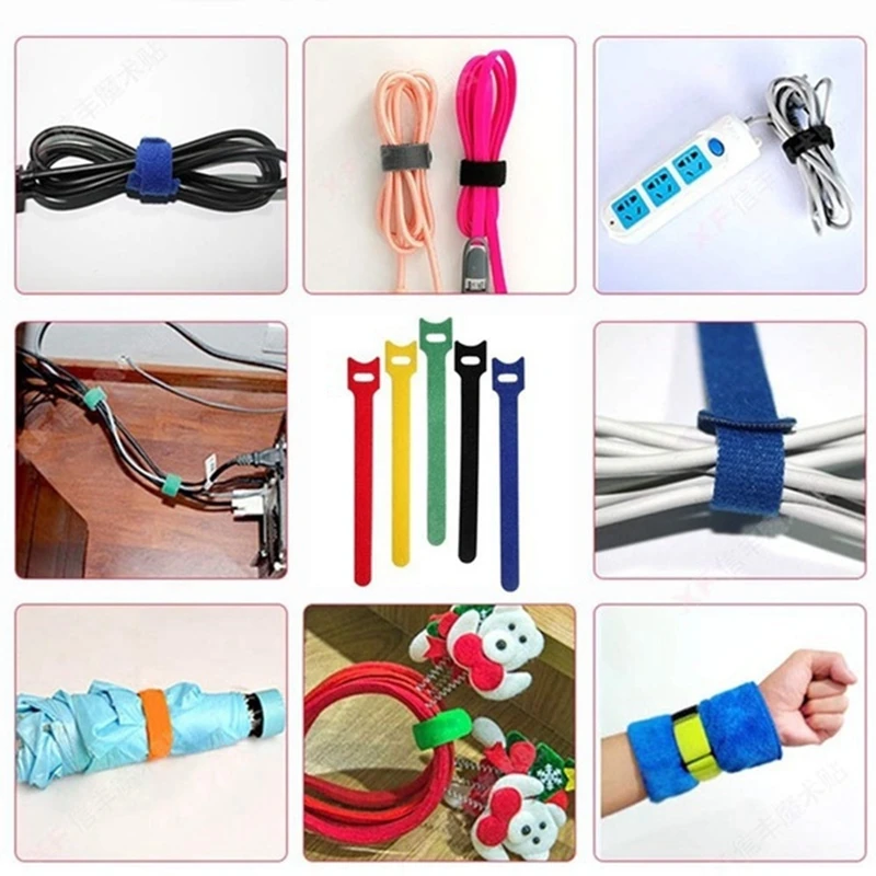 Kerokuru Cable Organizer Cable Management Cable Winder Tape Protector for Wire Ties Phone Accessories Organizador Cables
